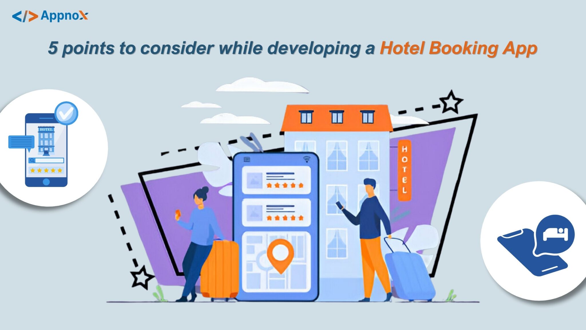 5 Points to Consider while Developing a Hotel Booking App
